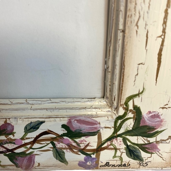 Wood Frame Mother's Day 5x7 Shabby Chic Handpainted Wood- We Love Mommy - Picture 7 of 10